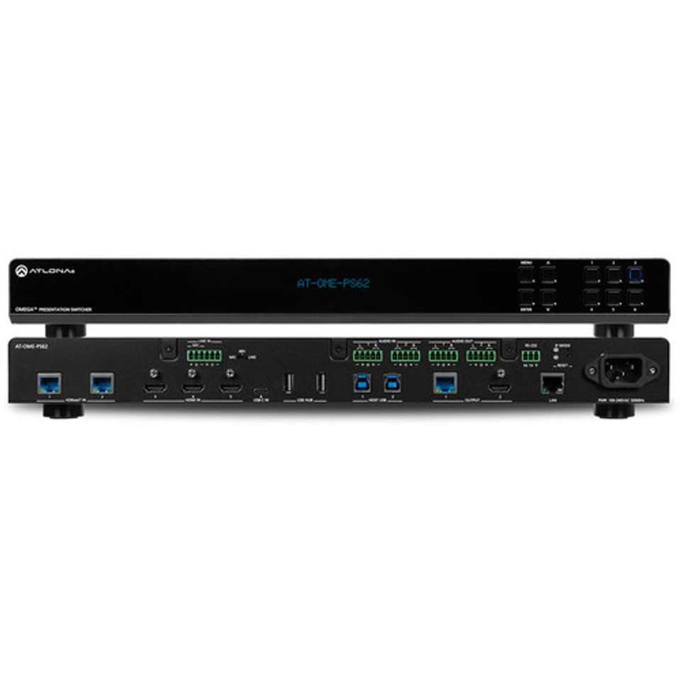 Atlona AT-OME-PS62 Omega 6x2 Matrix Presentation Switcher Atlona AT-OME-PS62 Omega 6x2 Matrix Presentation Switcher