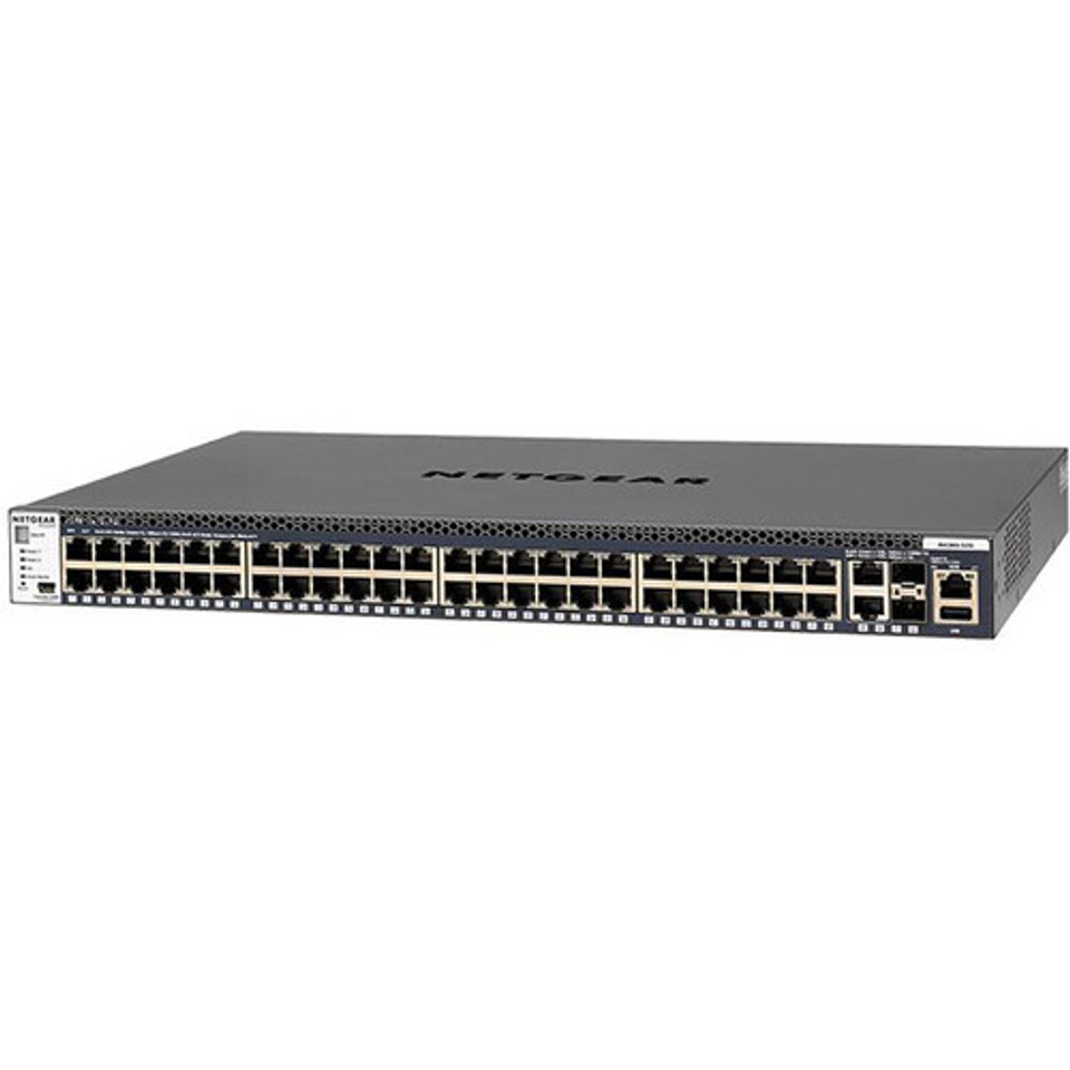 Netgear GSM4352S-100NES M4300-52G 50-Port 1G/10G Managed Network Switch with SFP+