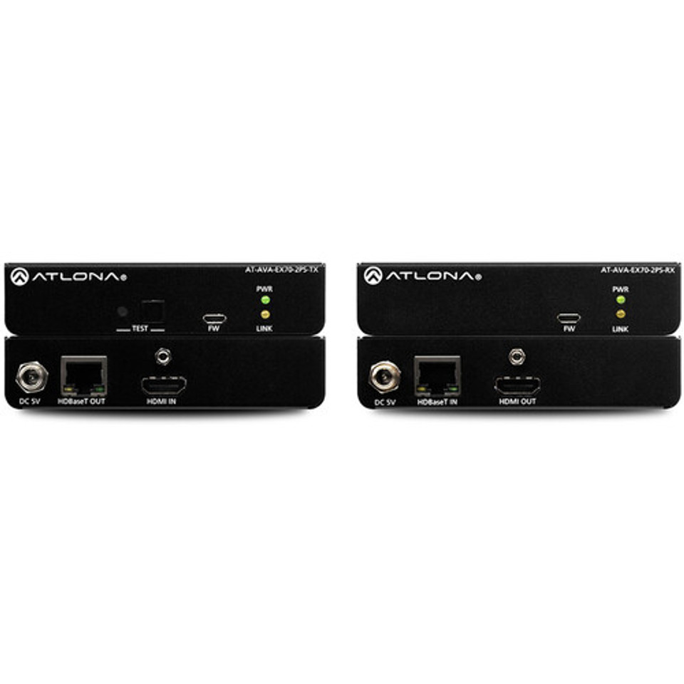 Atlona AT-AVA-EX70-2PS-KIT Avance 4K HDMI Transmitter and Receiver HDBaseT Extender Kit Atlona AT-AVA-EX70-2PS-KIT Avance 4K HDMI Transmitter and Receiver HDBaseT Extender Kit