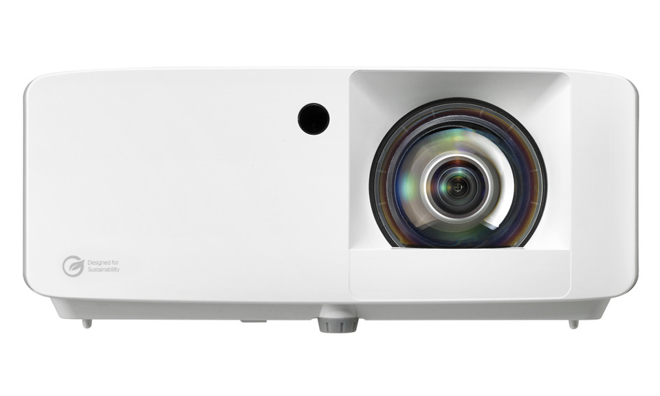 Optoma UHZ35ST Laser DLP Projector, 4K UHD, 3500 Lumens, HDR/HLG, D:W 0.496:1