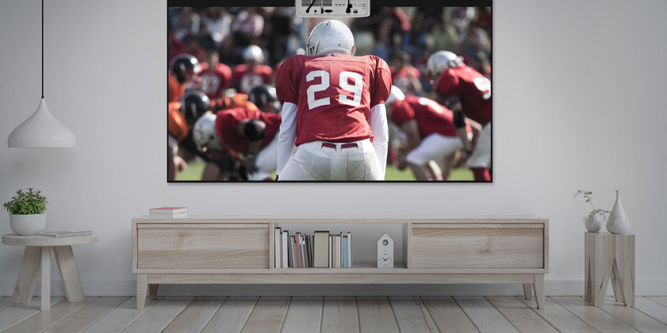 Optoma UHZ35ST Laser DLP Projector, 4K UHD, 3500 Lumens, HDR/HLG, D:W 0.496:1