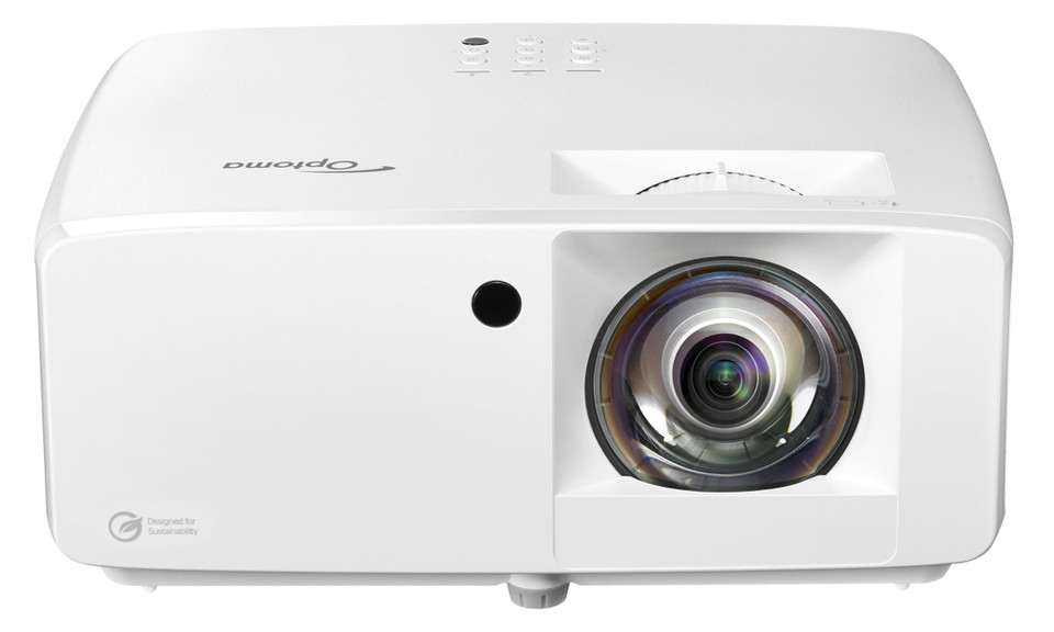 Optoma ZK430ST Laser DLP Projector, 4K UHD, 3700 Lumens, HDR/HLG, D:W 0.496:1