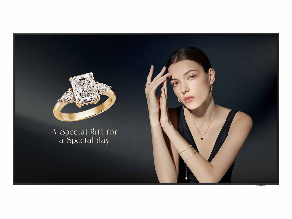 Samsung QH115FX 115-inch 4K QLED Commercial Display with Quantum Mini LED Pro for premium digital signage. Samsung QH115FX 115-inch 4K QLED Commercial Display with Quantum Mini LED Pro for premium digital signage.