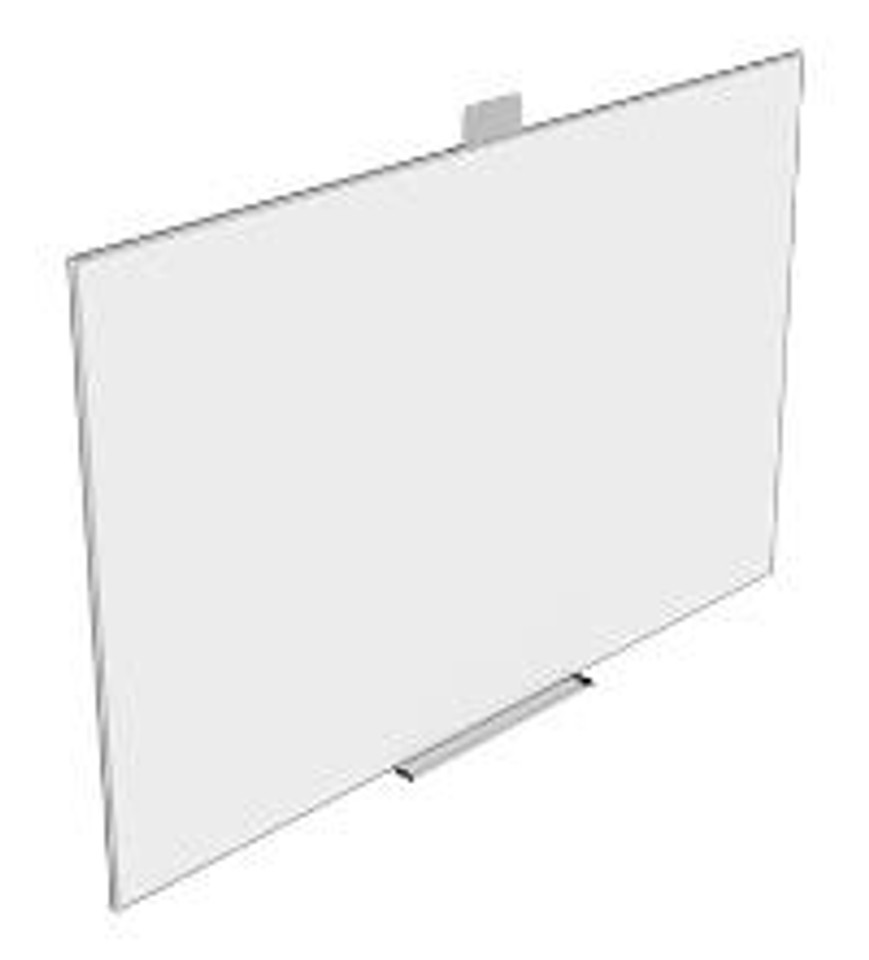 Da-Lite 28273T 87-inch IdeaScreen showing a bright, clear projection onto the surface.