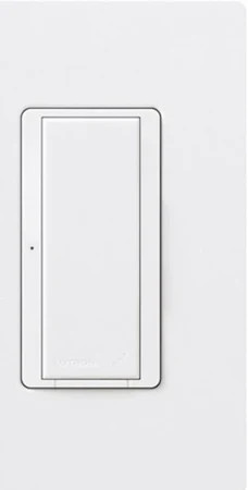 Lutron RadioRA 2 8A Neutral Wire Electronic Switch - 120V - White