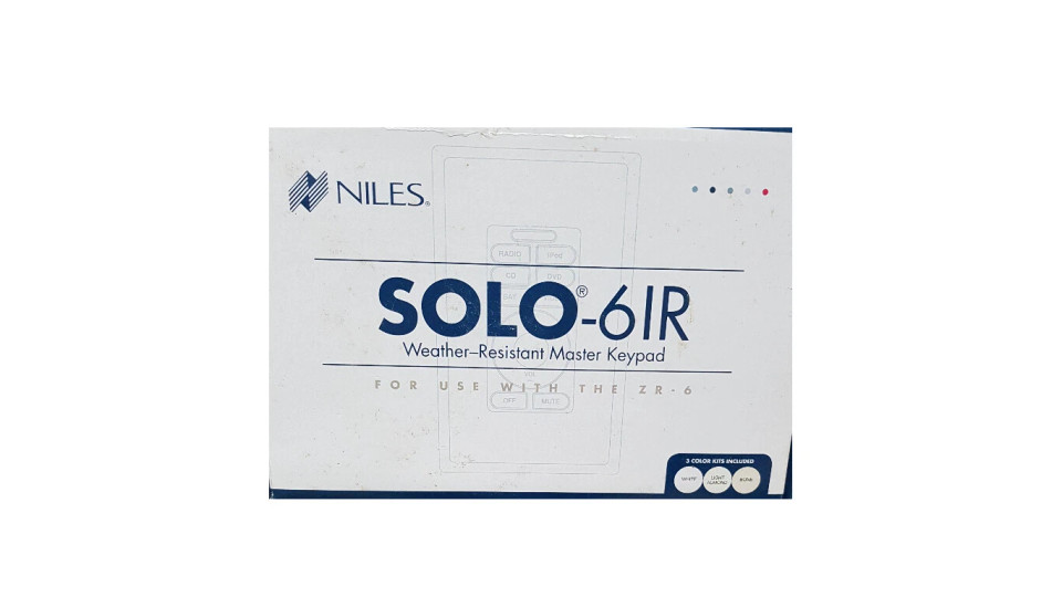 Niles Solo-6 IR - Keypad In-Wall Controller for Niles ZR-6 MultiZone Receiver
