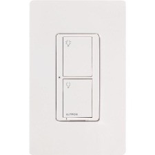 Lutron PD-5WS-DV-WH Caséta 120/277V Switch (White | Gloss)
