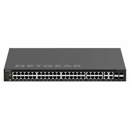 Netgear MSM4352-TAANES 44-Ports 2.5G, 4-Ports 10G/Multi-Gig PoE++, 194W, up to 3,314W and 4-Ports SFP28 25G Managed Switch