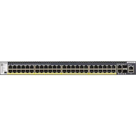 Netgear GSM4352PA M4300-52G-PoE+ 48x1G PoE+ Stackable Managed Switch with 2x10GBASE-T and 2xSFP+ (550W PSU)