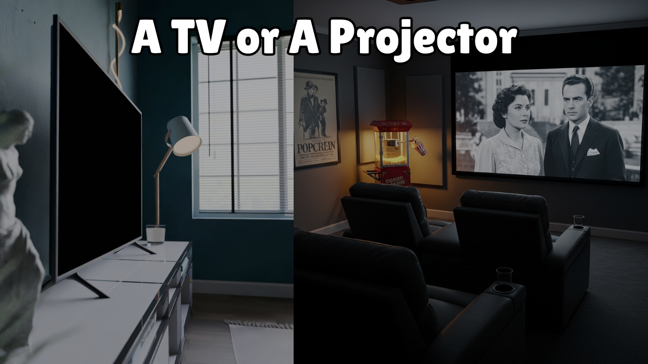 Should You Choose a TV or a Projector for Your Home Theater?