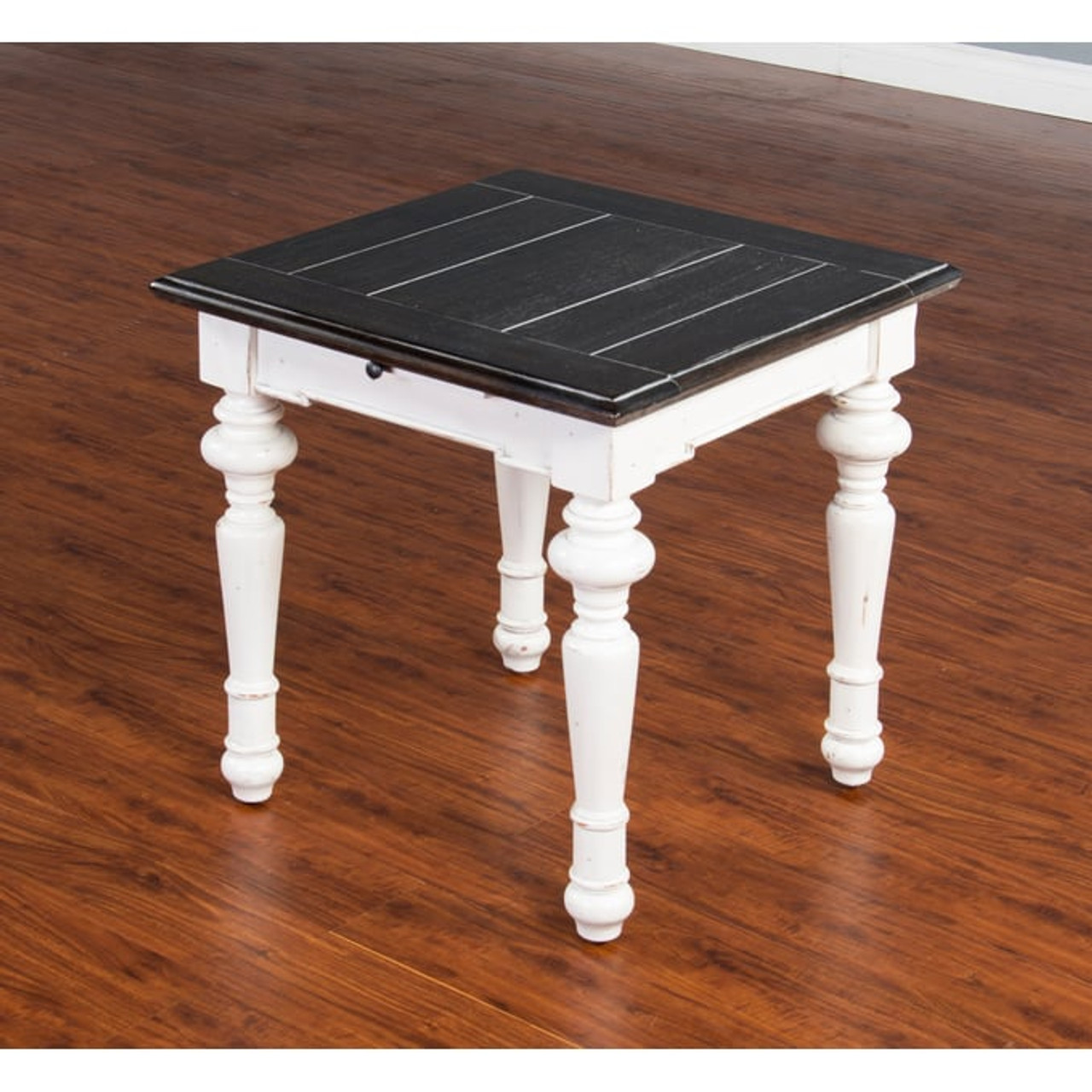 Shop our Carriage House Antique White Table Top & Base by Sunny