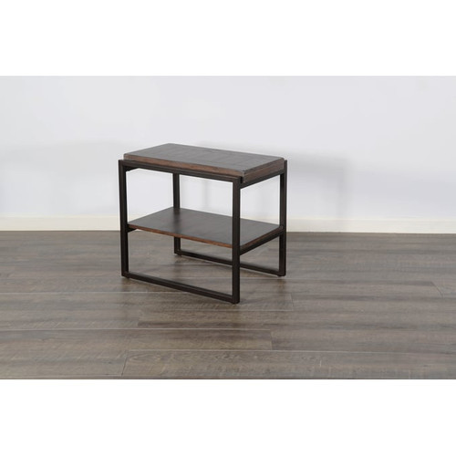 Purity Craft Omen Dark Brown Chair Side Table