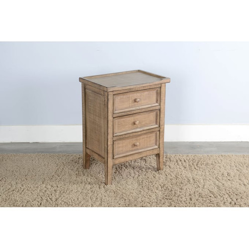 Sunny Designs Marina Beach Pebble Drawers Side Tables