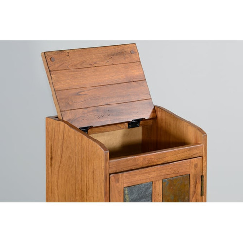 Purity Craft Aurelia Rustic Oak Trash Box