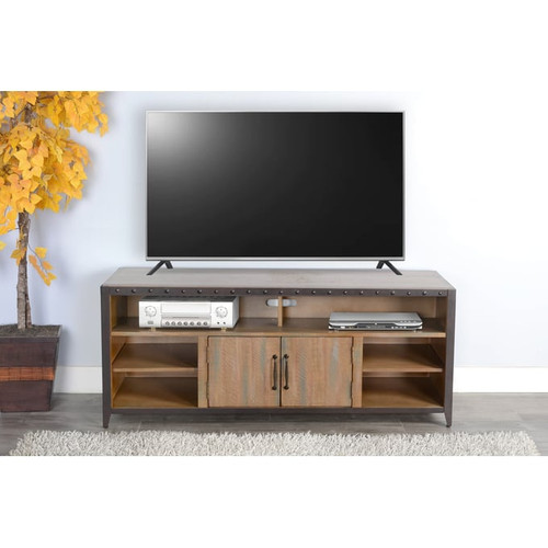 Purity Craft Rose Antique Brown Media Console