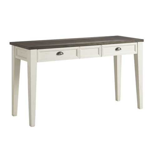 Steve Silver Cayla Antiqued White Sofa Table