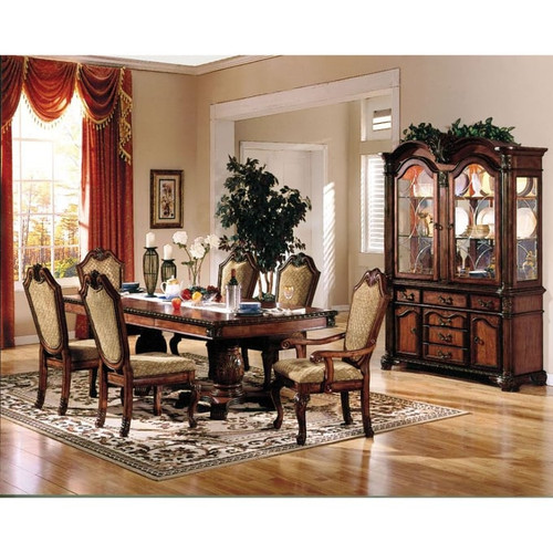 Acme Furniture Chateau De Ville Cherry Double Pedestal Dining Table