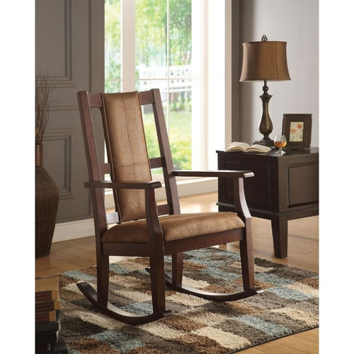 Acme Furniture Butsea Brown Espresso Rocking Chair