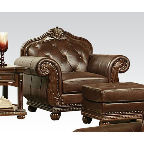 Acme Furniture Anondale Espresso Cherry Chair