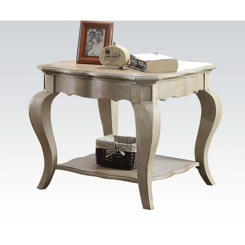 Acme Furniture Chelmsford Antique Taupe End Table