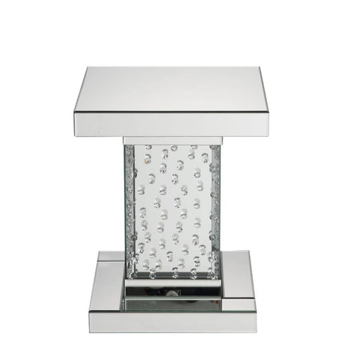 Acme Furniture Nysa Mirror Square End Table