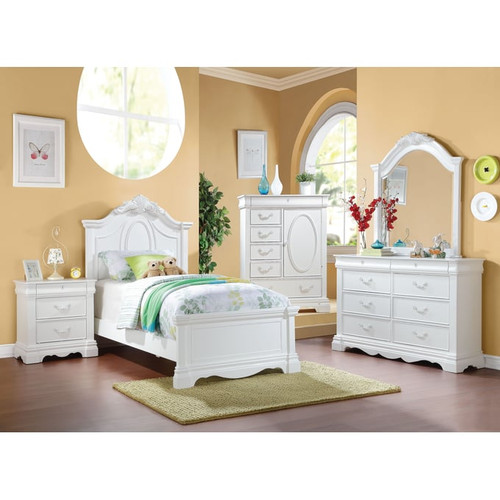 Acme Furniture Estrella White Kids Beds