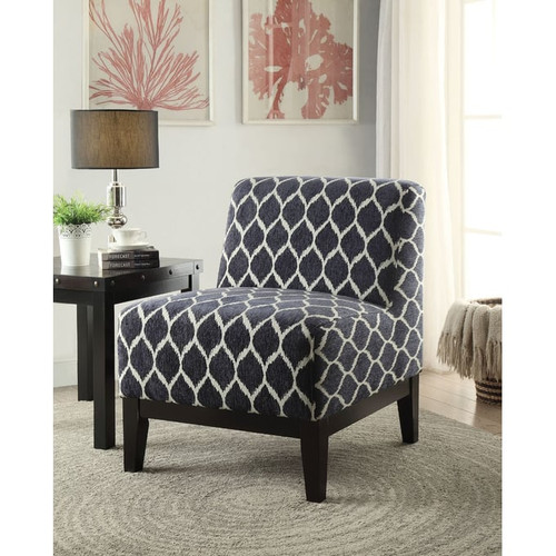 Acme Furniture Hinte Dark Blue Accent Chair
