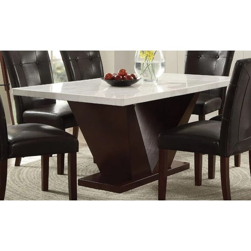 Acme Furniture Forbes White Walnut Dining Table