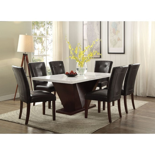 Acme Furniture Forbes White Walnut Dining Table