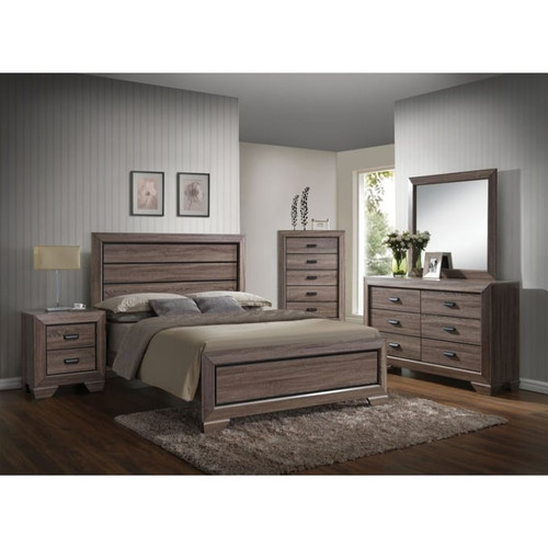 Acme Furniture Lyndon Weathered Gray Beds