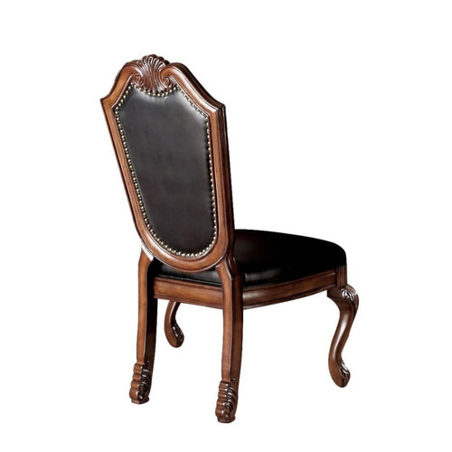 2 Acme Furniture Chateau De Ville Black Side Chairs