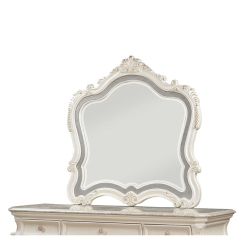 Acme Furniture Chantelle Pearl White Mirror