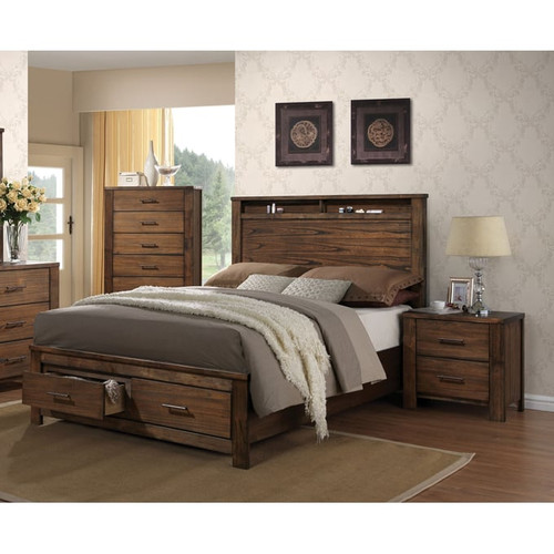 Acme Furniture Merrilee Oak Storage Beds