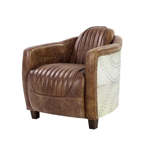 Acme Furniture Brancaster Retro Brown Chair