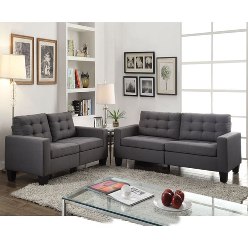 Acme Furniture Earsom Gray Sofa