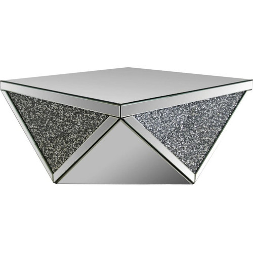 Acme Furniture Noralie Mirrored Square Coffee Table