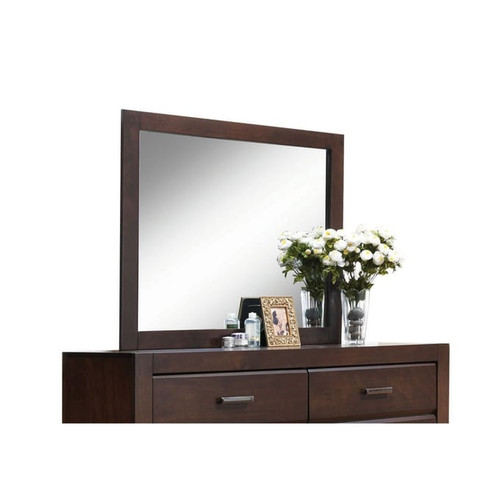 Acme Furniture Oberreit Walnut Mirror