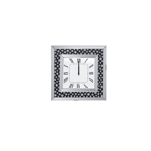 Acme Furniture Marku Mirrored Wall Clock