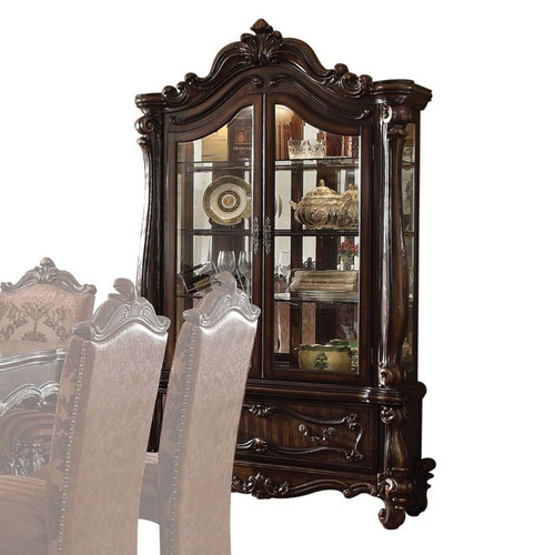 Acme Furniture Versailles Cherry Oak Curio Cabinet