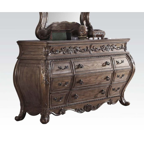 Acme Furniture Ragenardus Vintage Oak Dresser