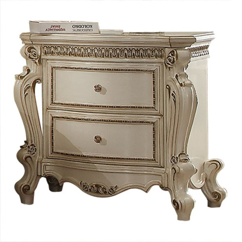 Acme Furniture Picardy Antique Pearl Nightstand