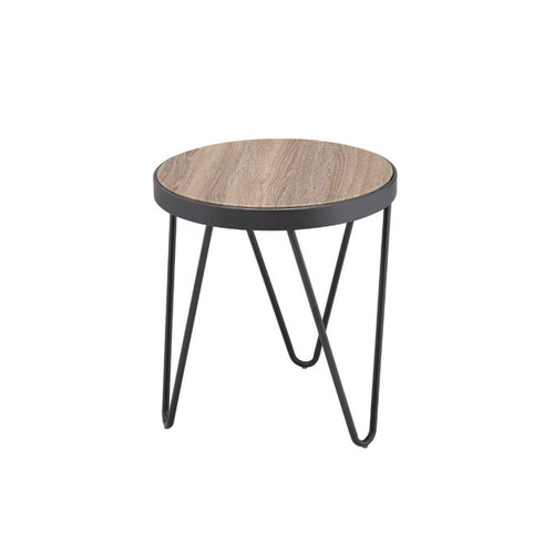 Acme Furniture Bage Weathered Gray Oak End Table