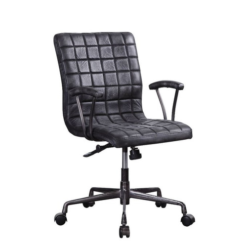 Acme Furniture Barack Vintage Black Aluminum Executive Office Chair