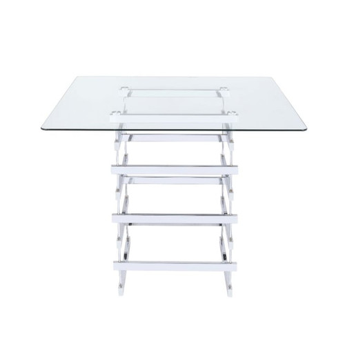 Acme Furniture Nadie Clear Counter Height Table