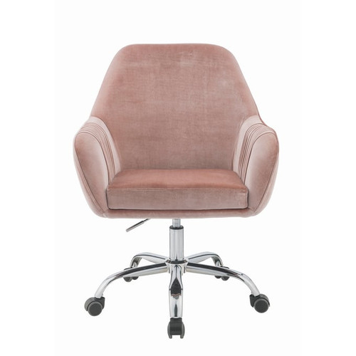 Acme Furniture Eimer Peach Chrome Office Chair