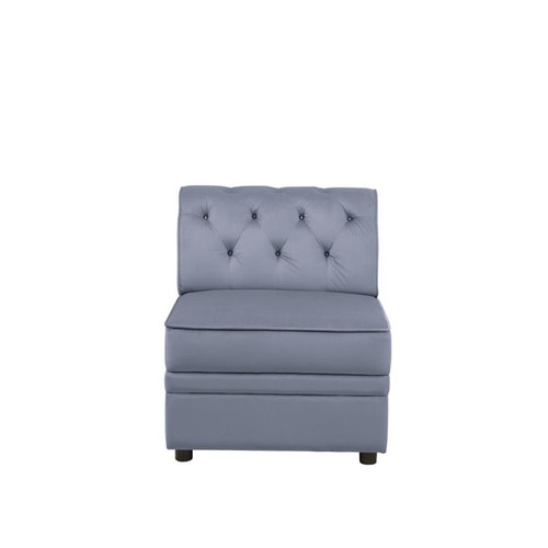 Acme Furniture Bois II Gray Modular Armless Chair