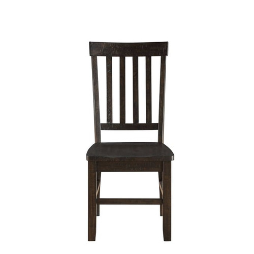 2 Acme Furniture Maisha Rustic Walnut Side Chairs