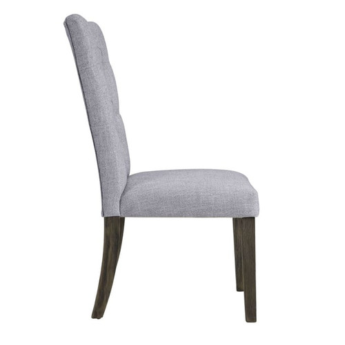 2 Acme Furniture Merel Gray Oak Side Chairs