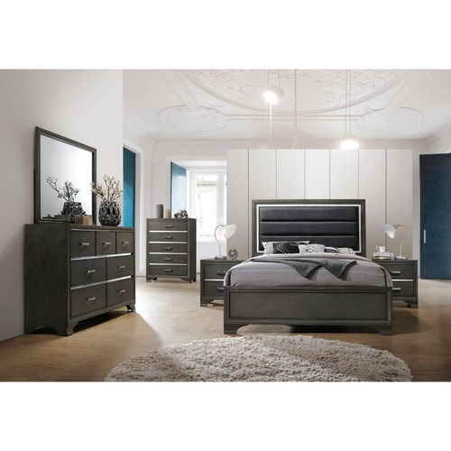 Acme Furniture Carine II Gray Beds