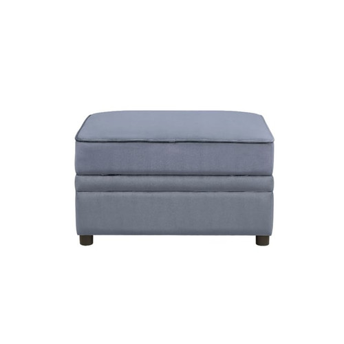 Acme Furniture Bois II Gray Storage Ottoman